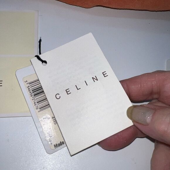 Celine RARE Dimitri Large Suede Satchel in Burnt Ochre - Picture 16 of 16